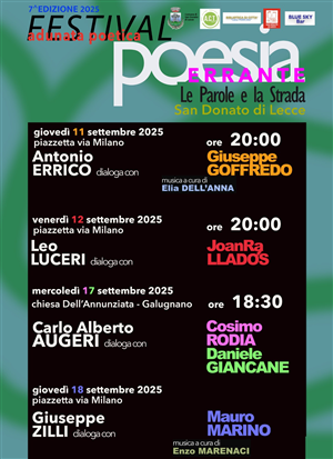 Festival di Poesia Errante - 7° edizione