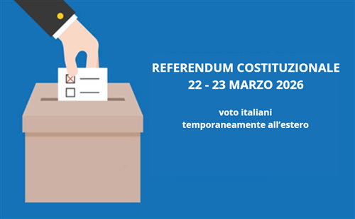 Referendum Costituzionale del 22 e 23 marzo 2026 - Voto italiani temporaneamente all'estero